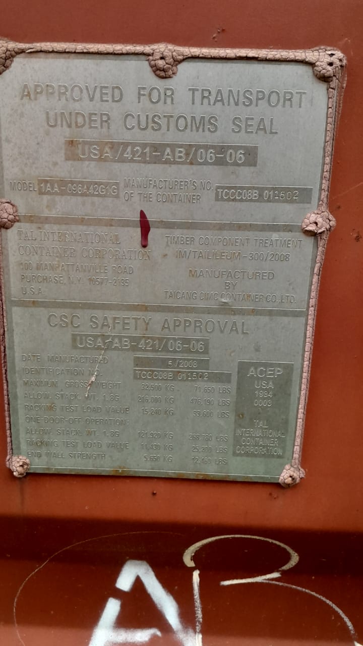 Container home in mountain setting